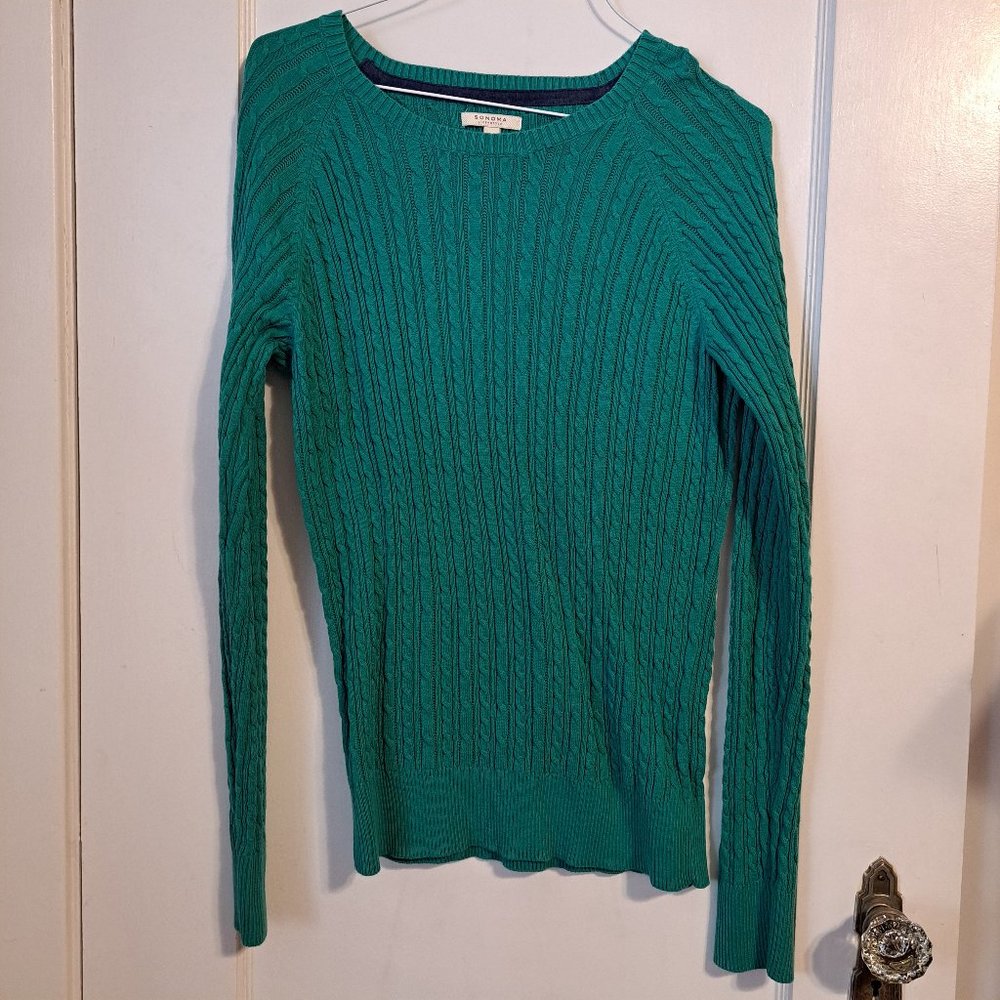 Teal Sweater Size L Sonoma Life + Style